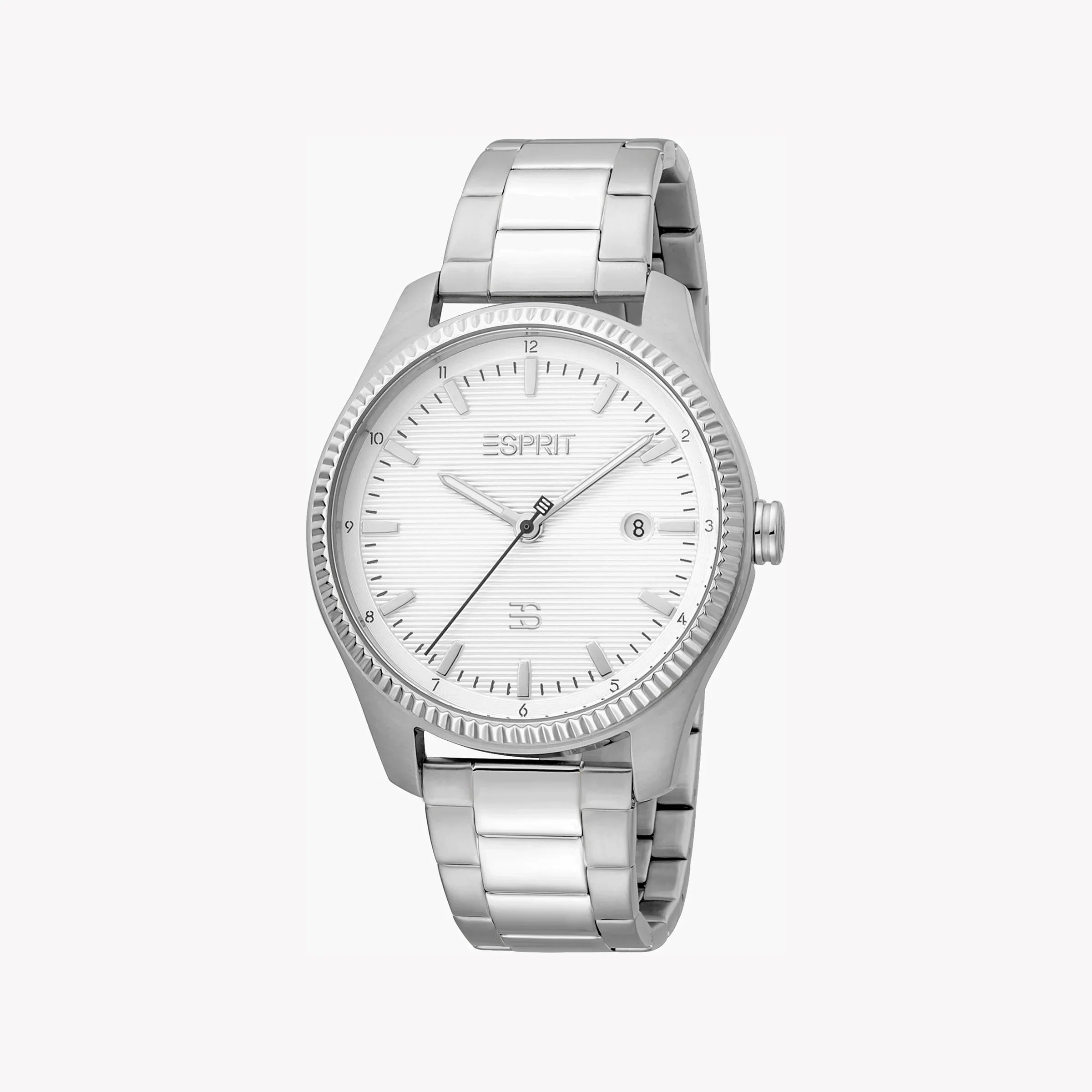 Esprit Men's Stainless Steel Watch, Silver Dial | Es1g072m0035