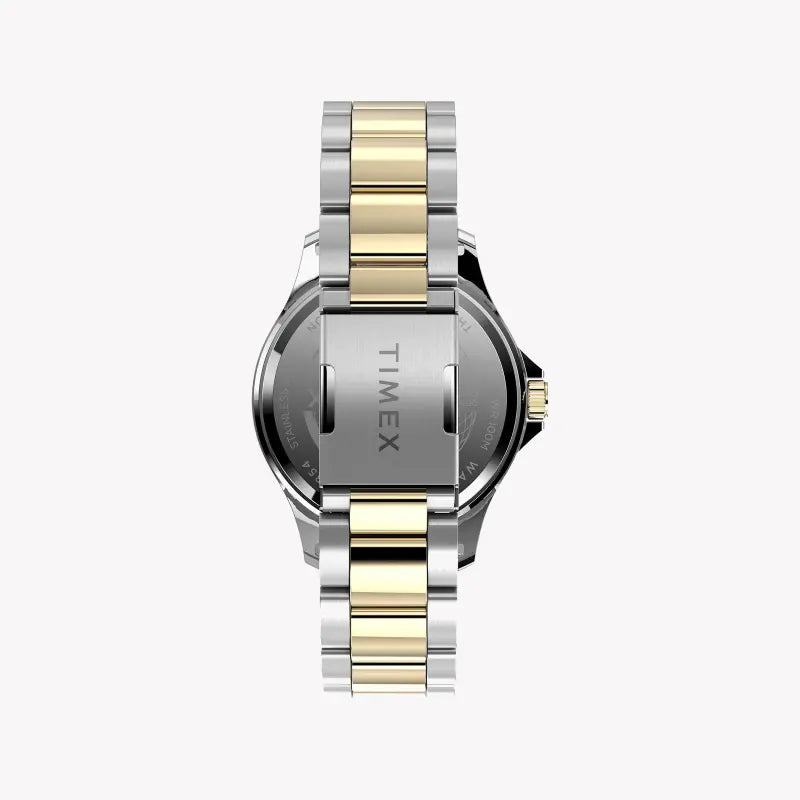Timex Men's Stainless Steel Watch, Black Dial | Tw2u55500